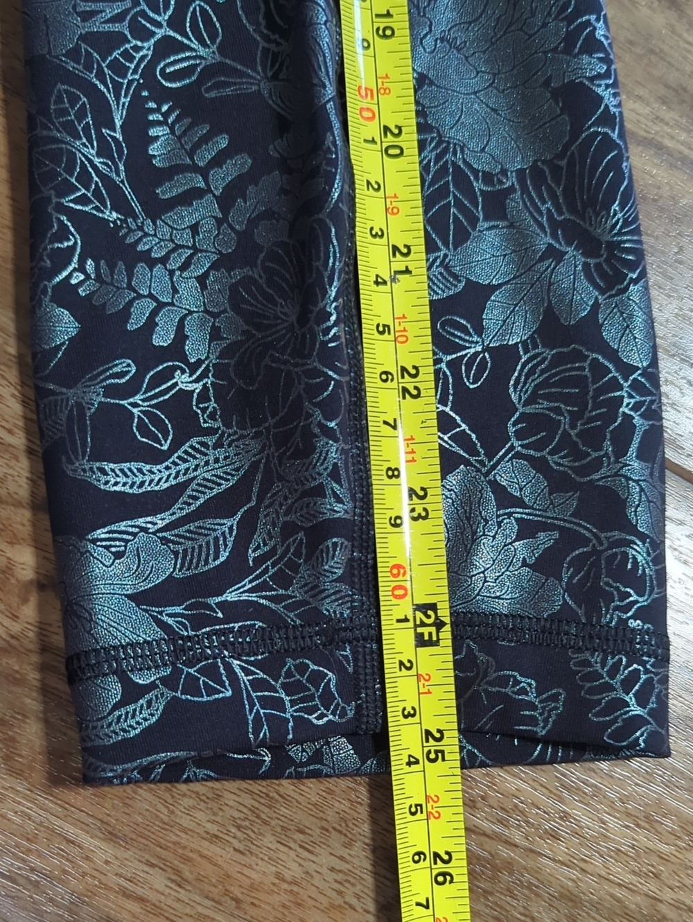 Lululemon Wunder Under Foil Irredecent Floral Print - Picture 8 of 9